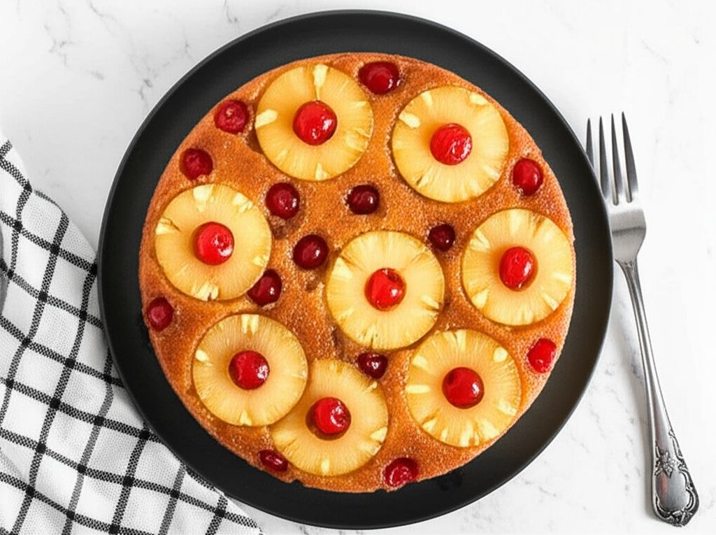 Spicy Pineapple Upside Down Cake
