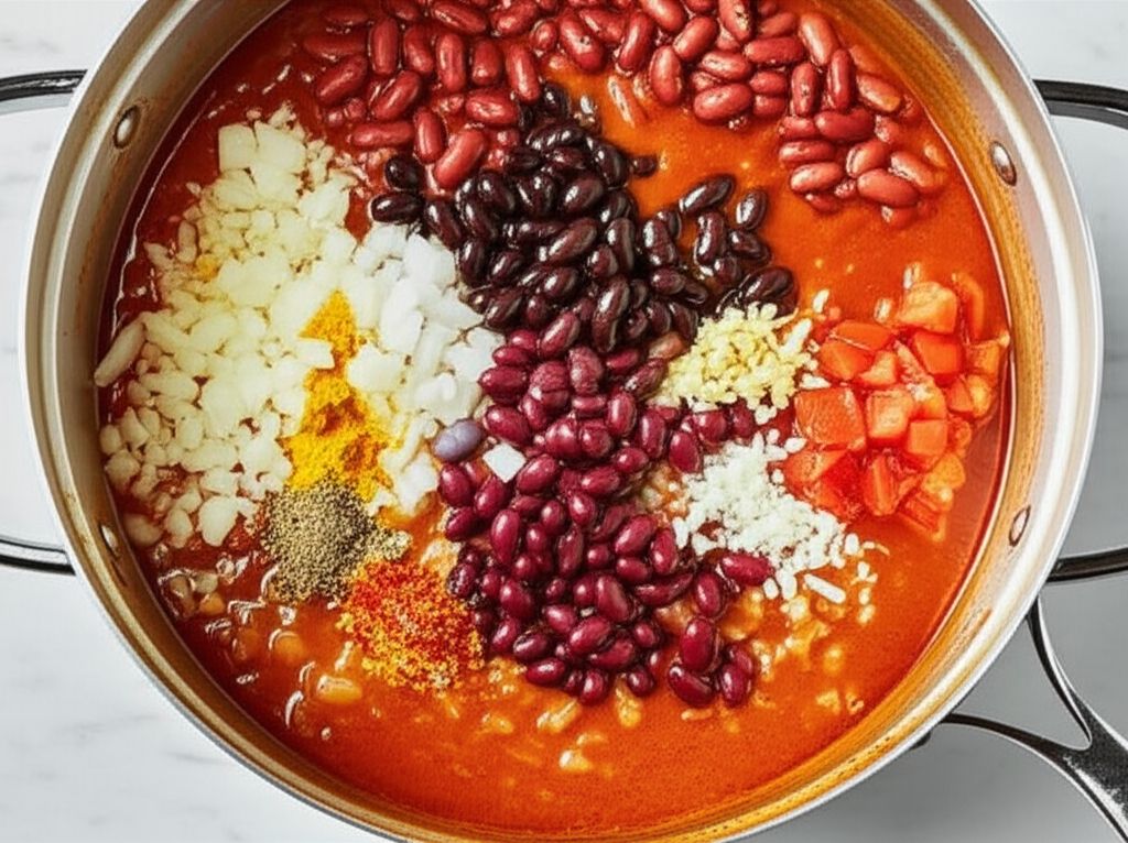 Spicy Turkey Four-Bean Chili