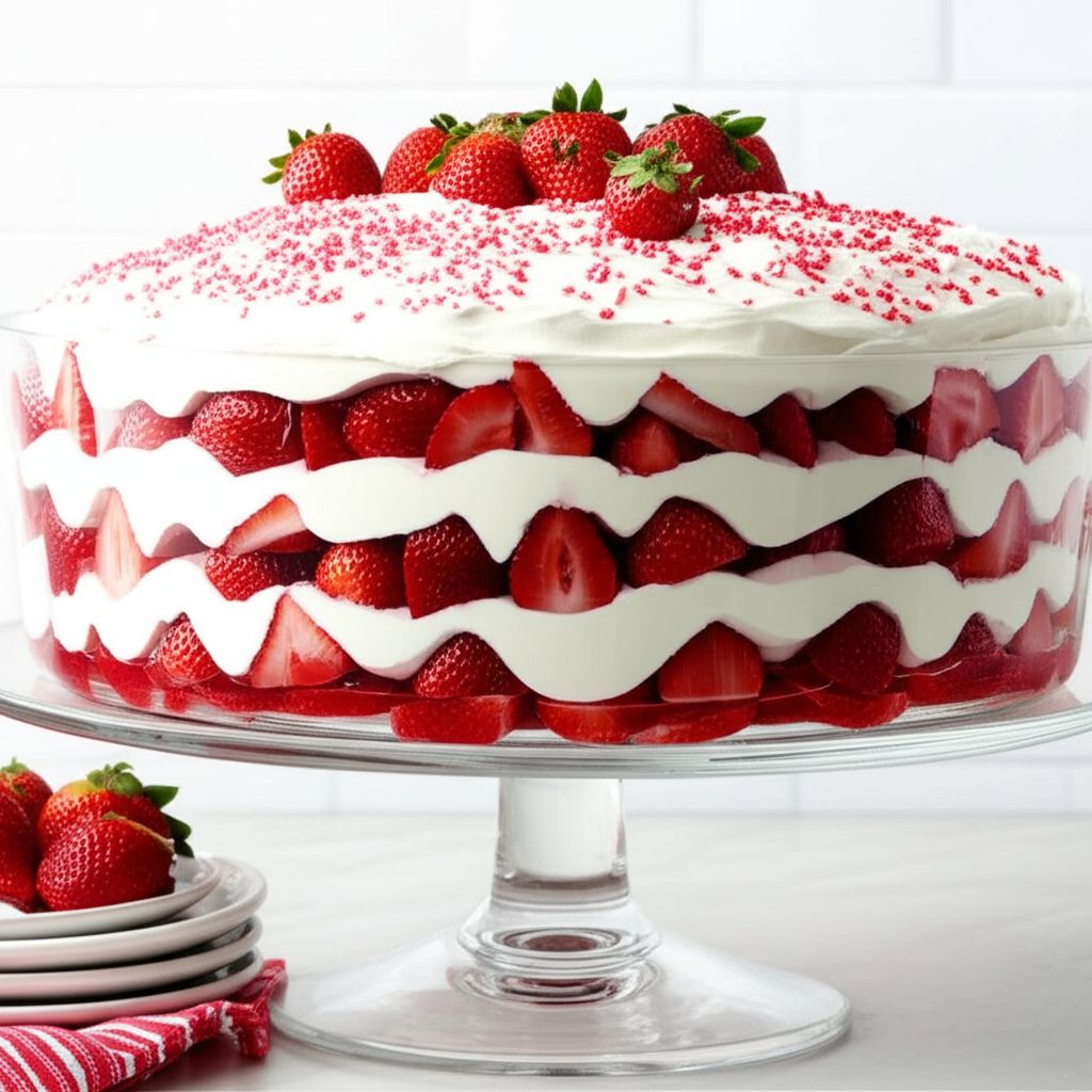 Strawberry Shortcake Trifle