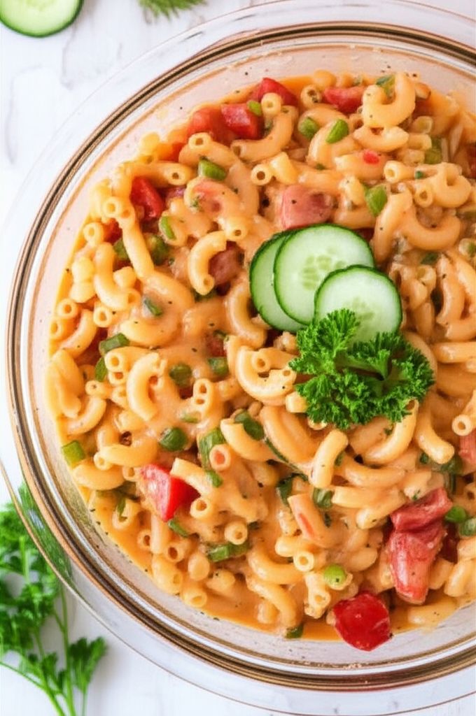 Sweet and Tangy Summer Macaroni Salad