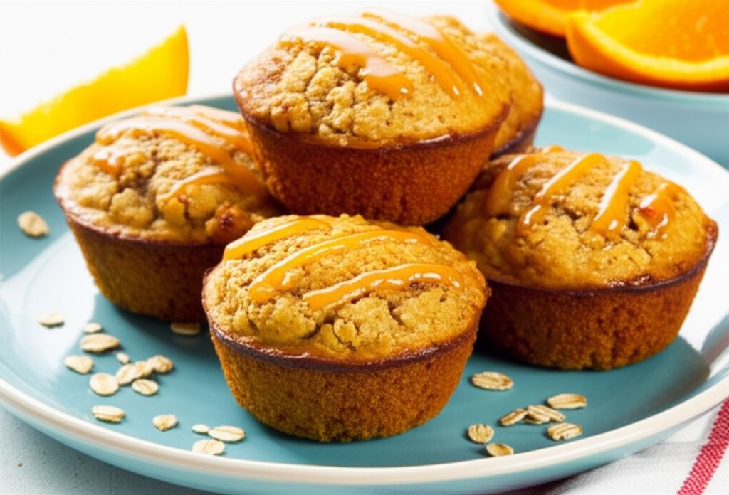 Tasty Orange-Oatmeal Muffins