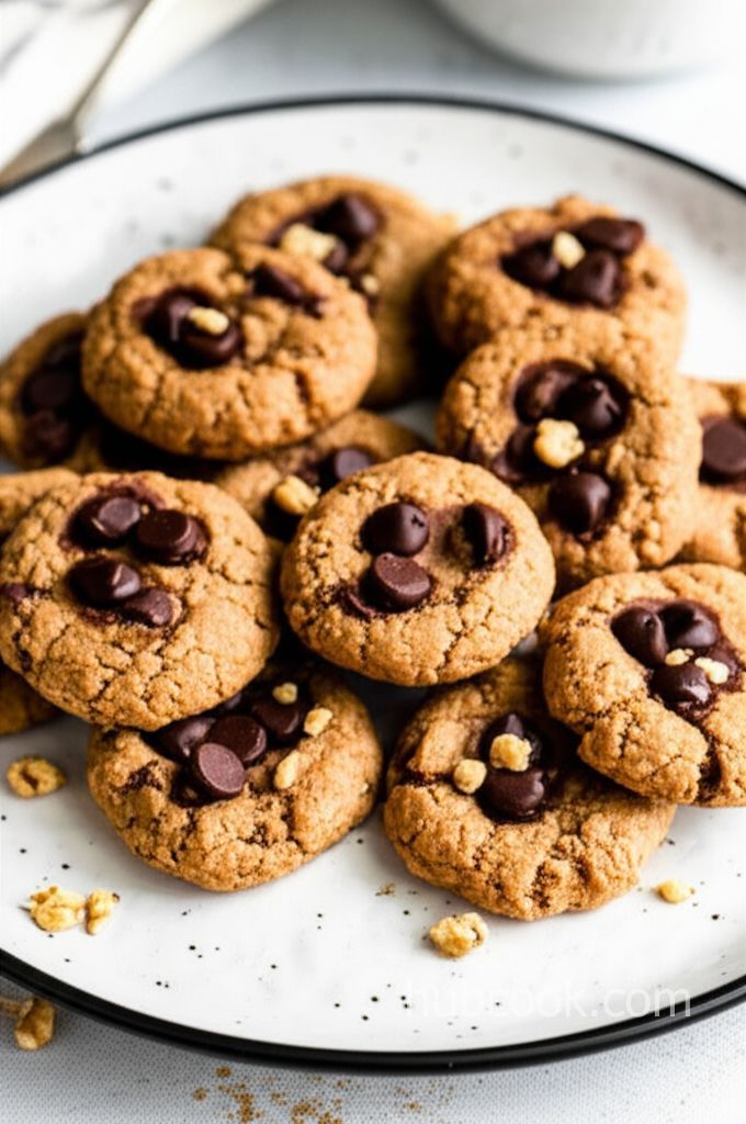 Vegan Chocolate Chip, Oatmeal, and Nut Cookies