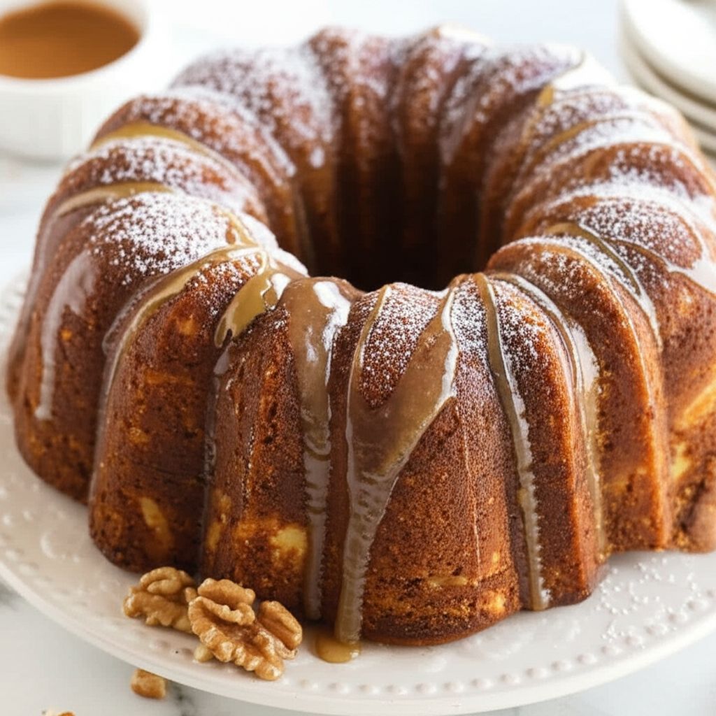 Apple Honey Bundt Cake