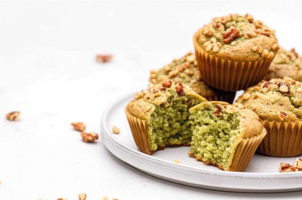 Avocado-Banana-Walnut Muffins