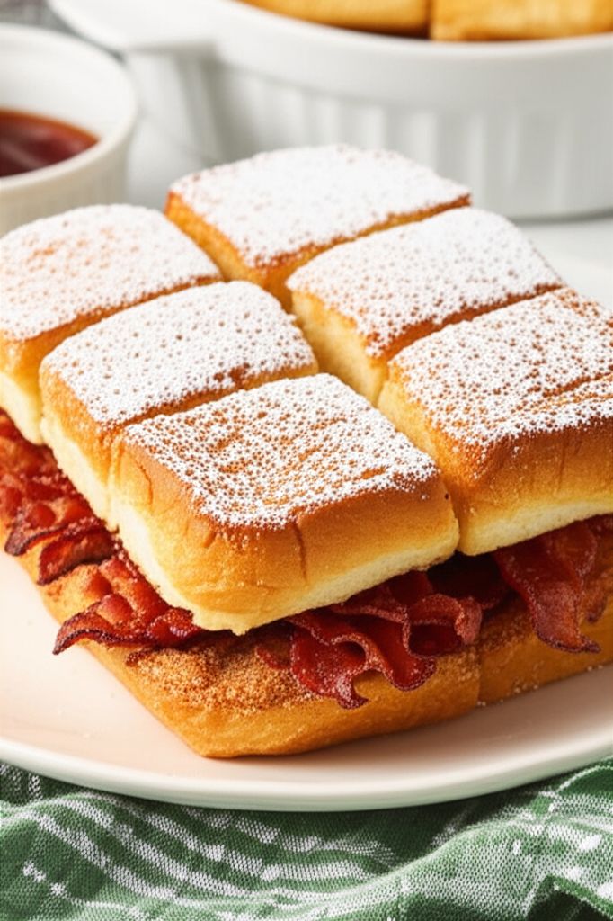 Bacon-Stuffed French Toast Sliders