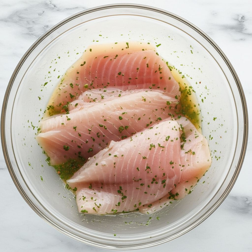 Baked and Poached Tilapia