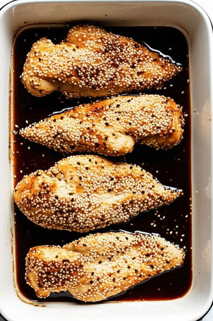 Baked Sesame Chicken