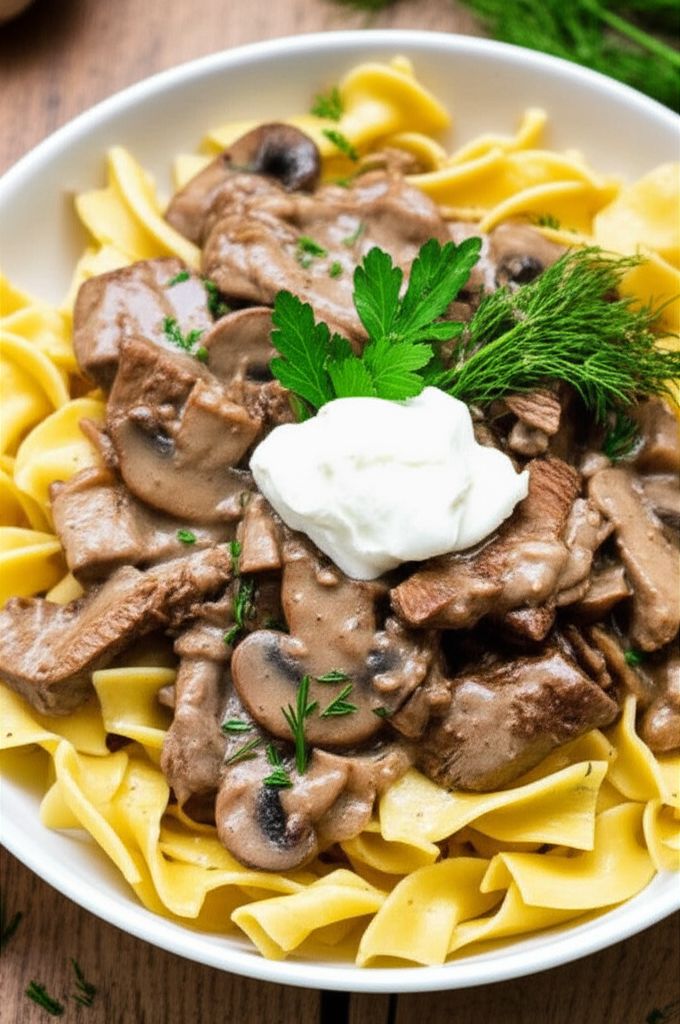 Beef Stroganoff for Instant Pot