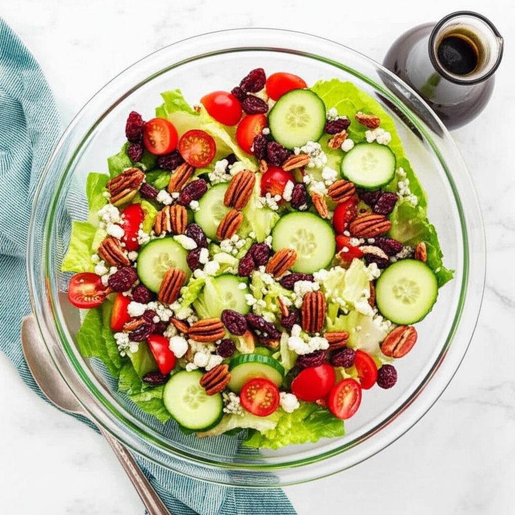 Blue Cheese and Dried Cranberry Tossed Salad