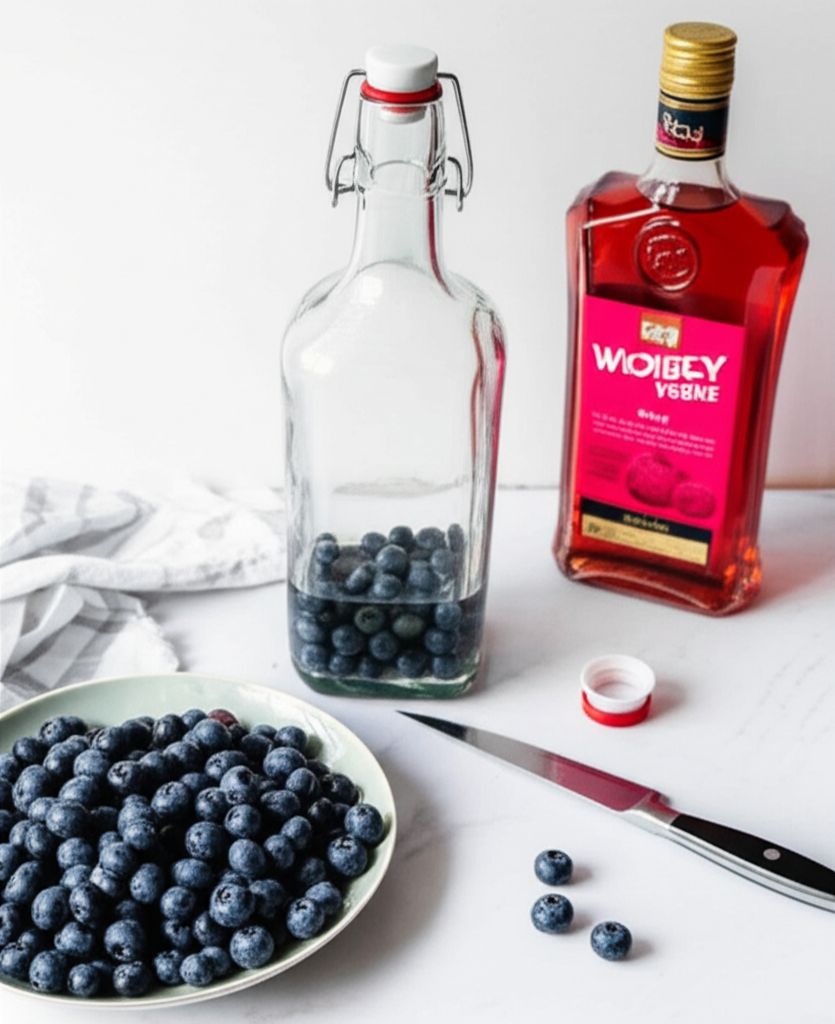 Blueberry Vodka Martinis