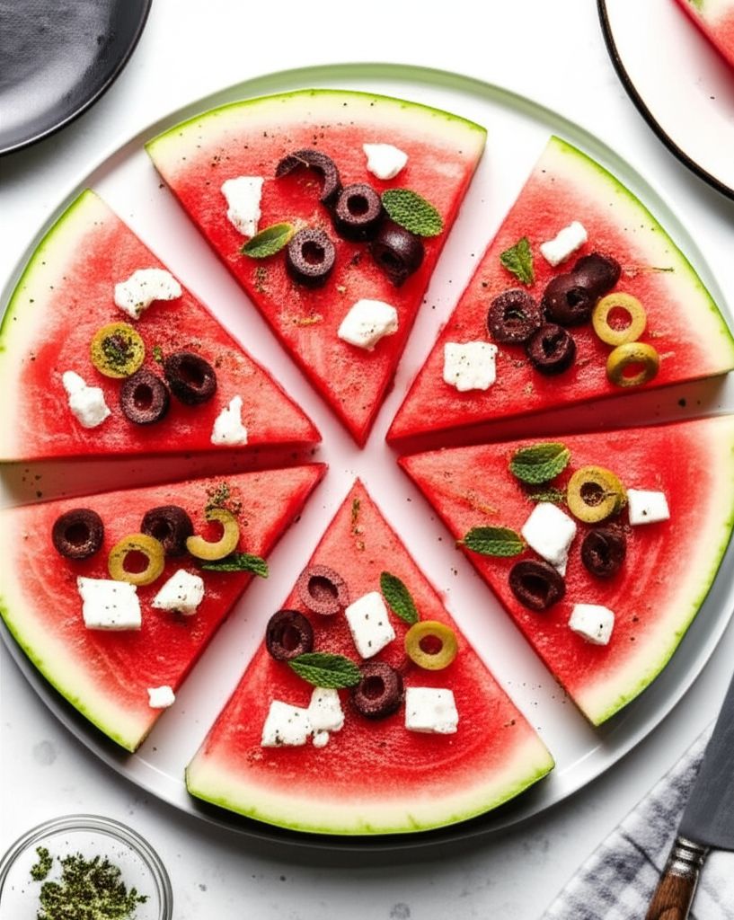 Chef John's Watermelon Pizza