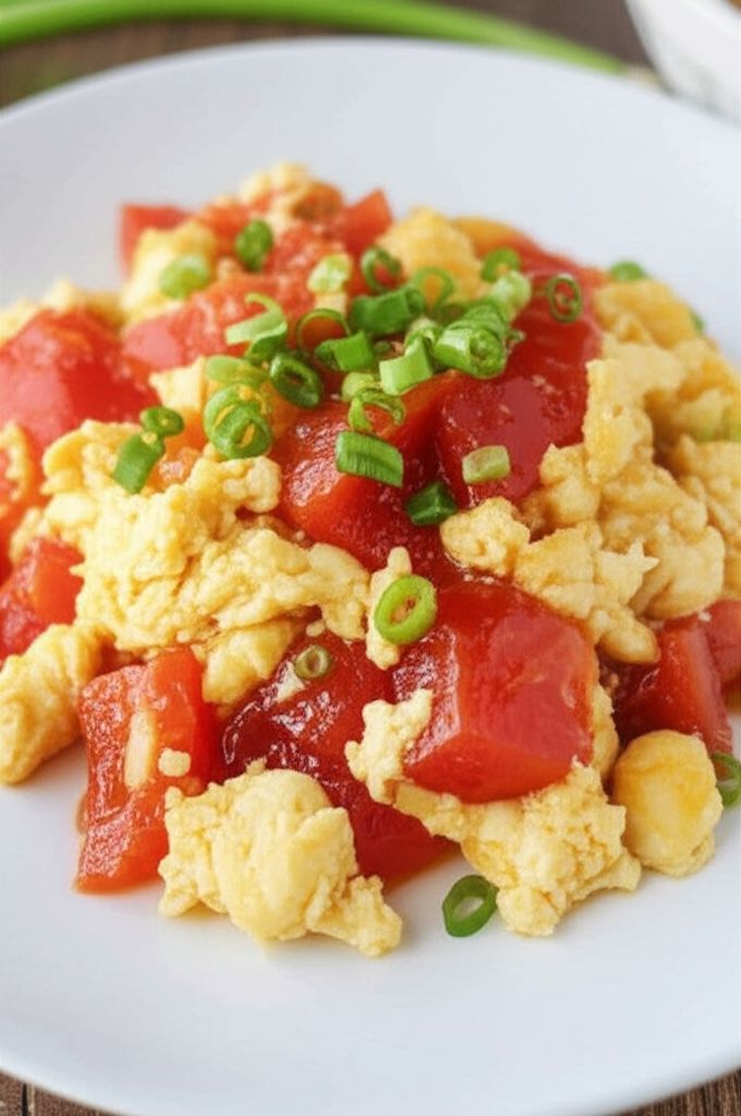 Chinese Stir-Fried Egg and Tomato