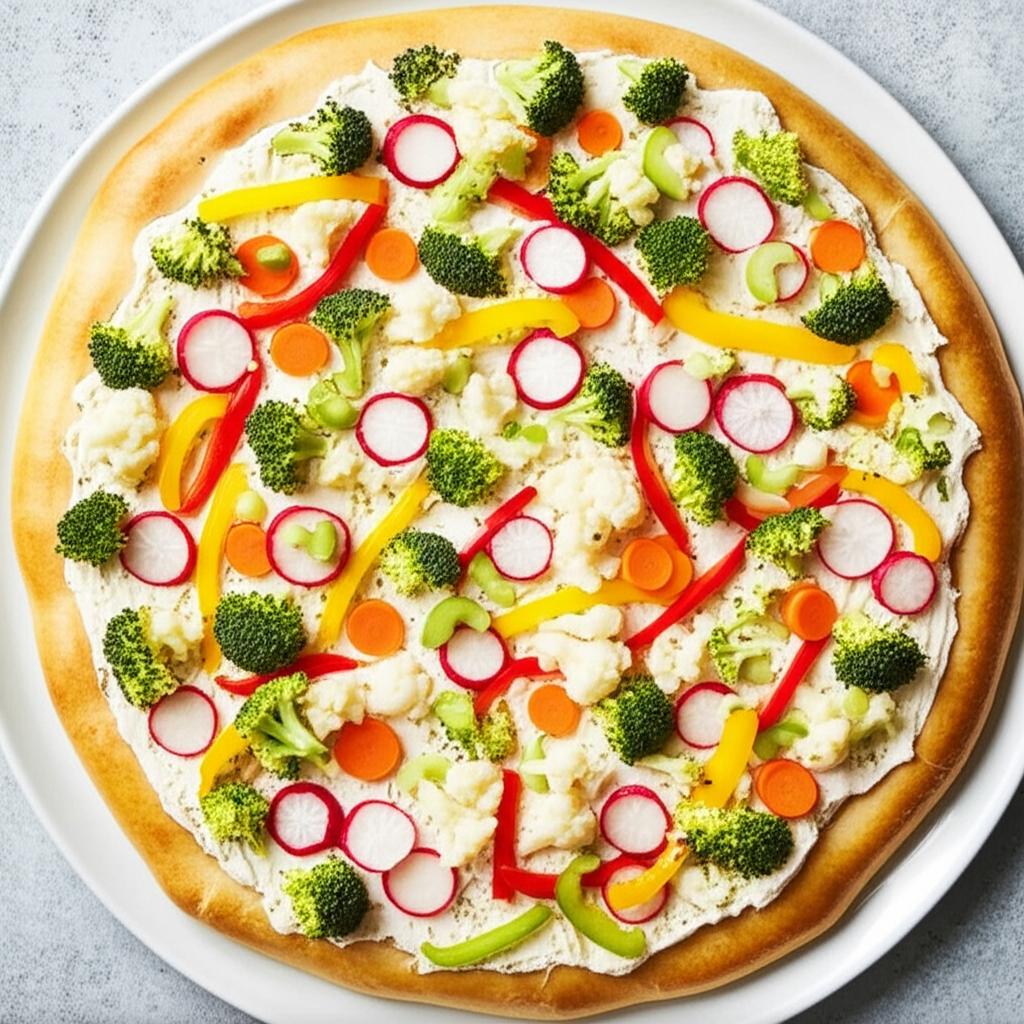 Crescent Roll Vegetable Pizza
