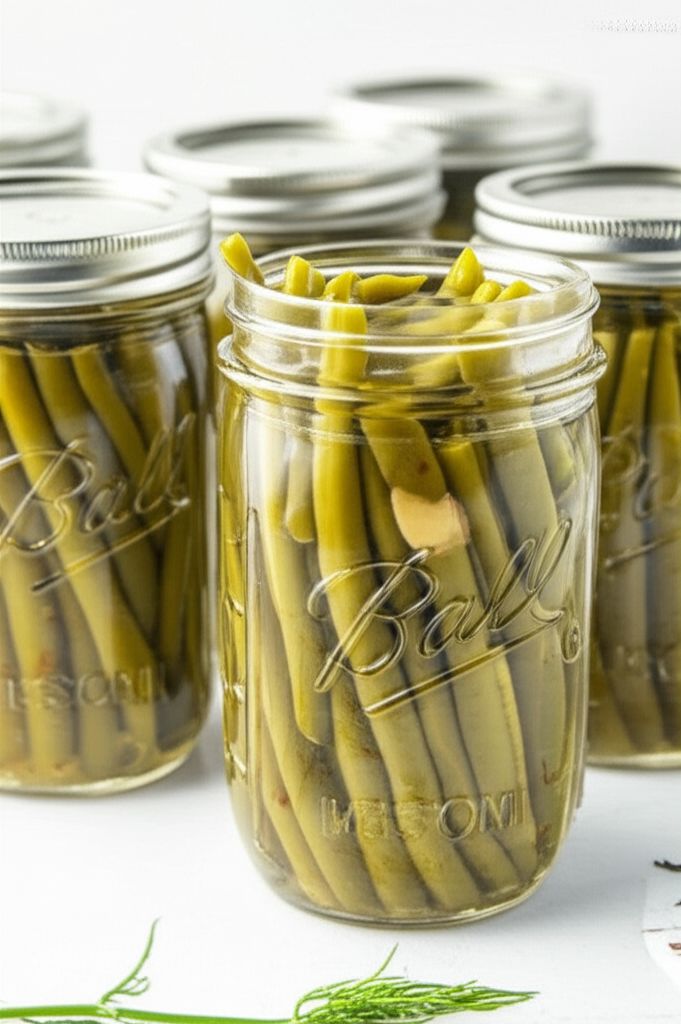 Crisp Pickled Green Beans