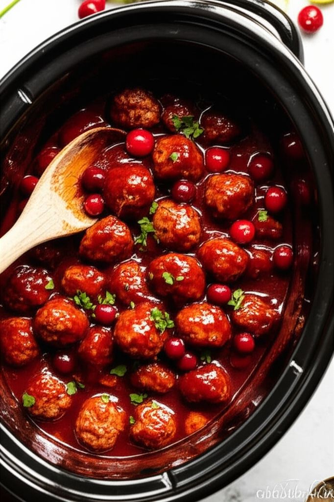 Crock Pot Party Meatballs