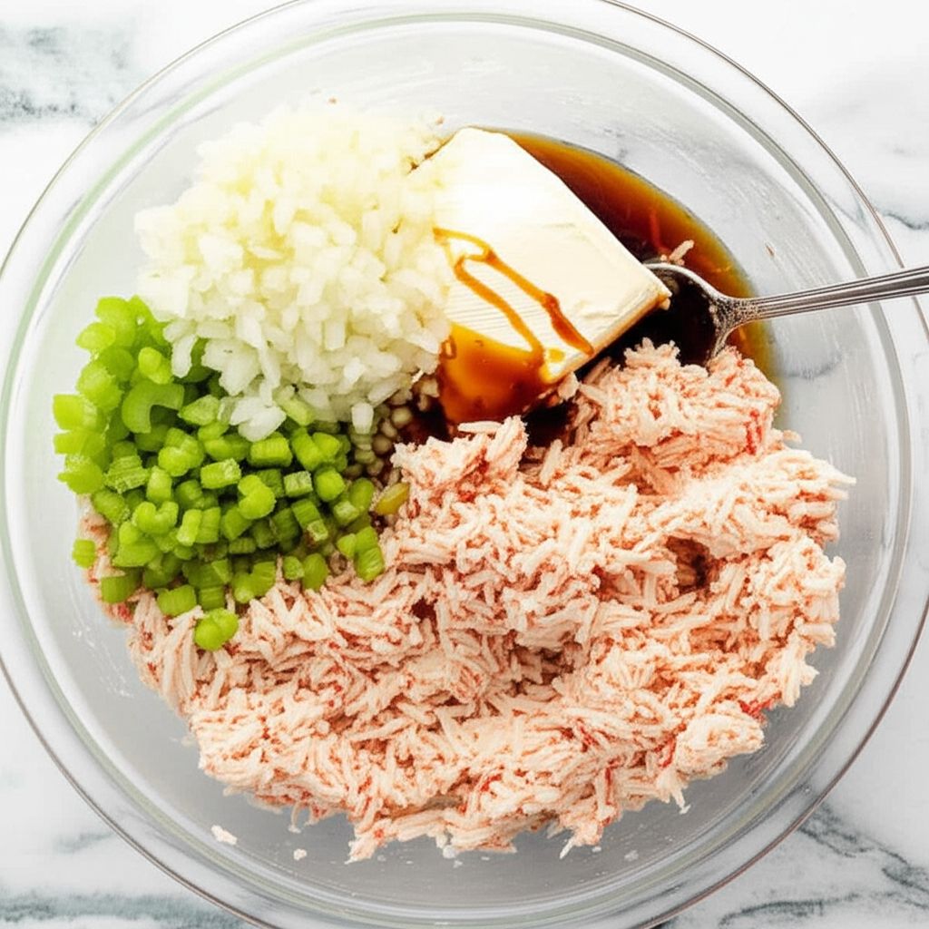 Devil Crab Cream Cheese Ball