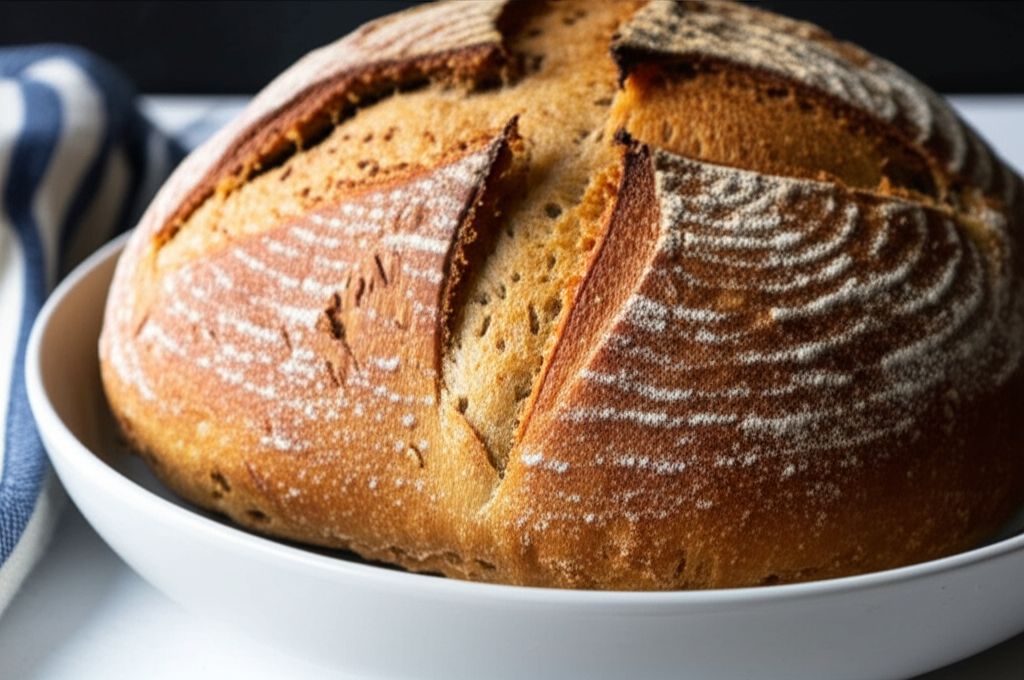 Dutch Oven Caraway Rye Bread