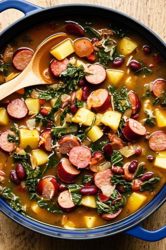 Easy Portuguese Kale Soup