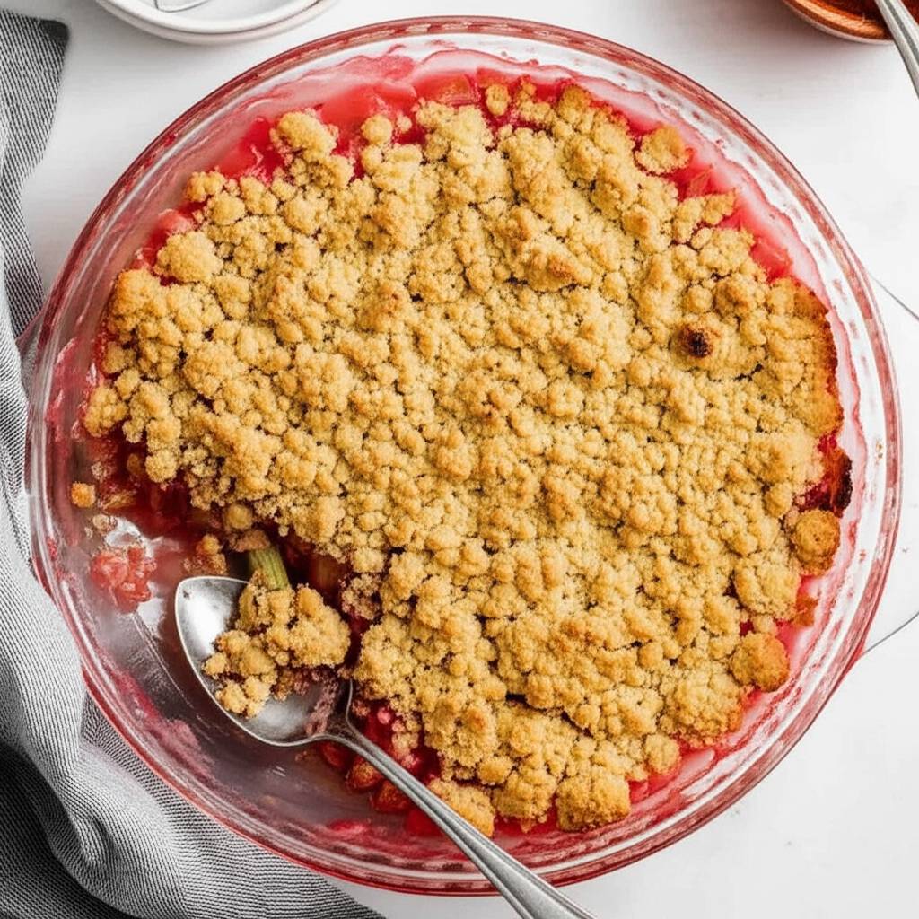Easy Rhubarb Crumble