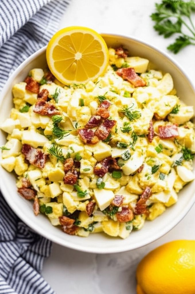 Egg Salad with Bacon