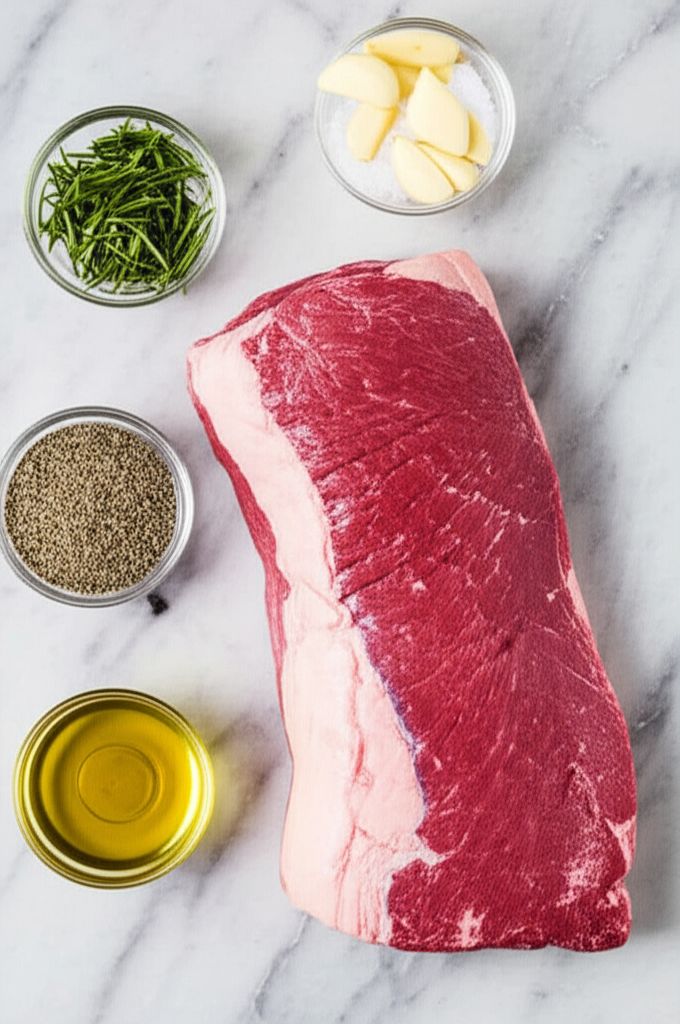 Grilled Beef Tenderloin with Herb-Garlic-Pepper Coating