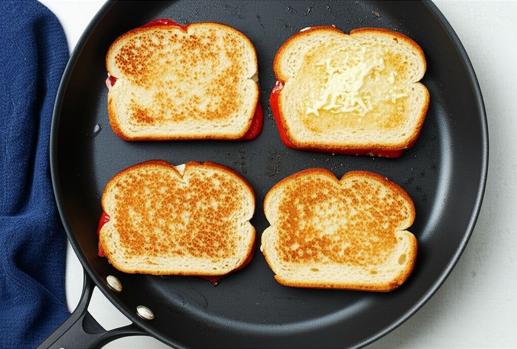 Grilled Cheese and Tomato Sandwiches