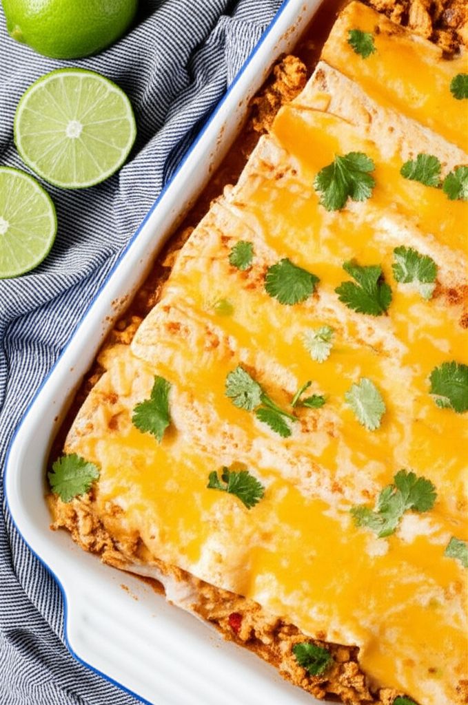 Honey-Lime Chicken Enchiladas