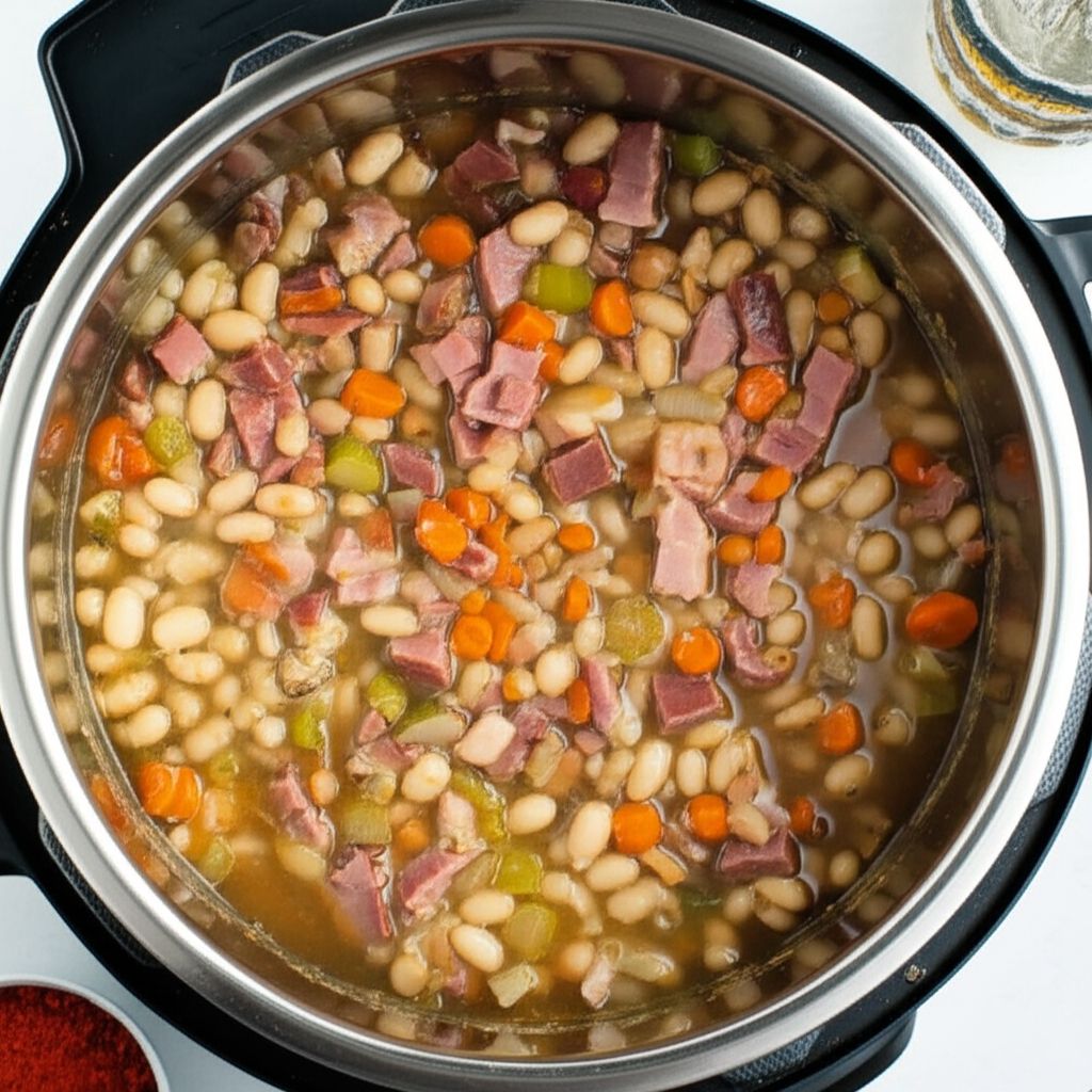 Instant Pot Ham and Bean Soup