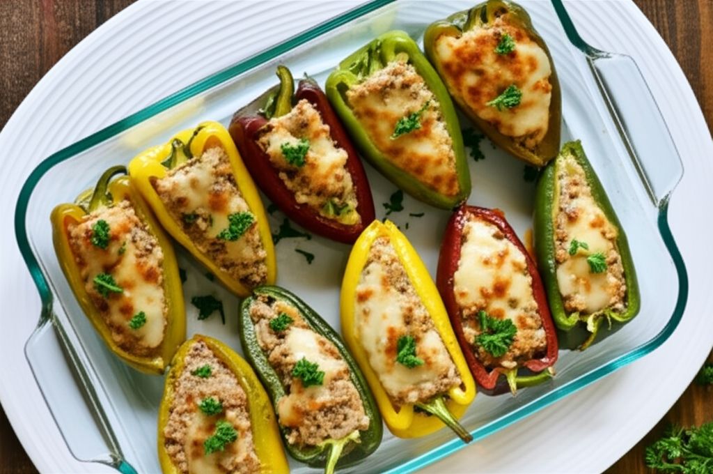 Italian Stuffed Cubanelle Peppers