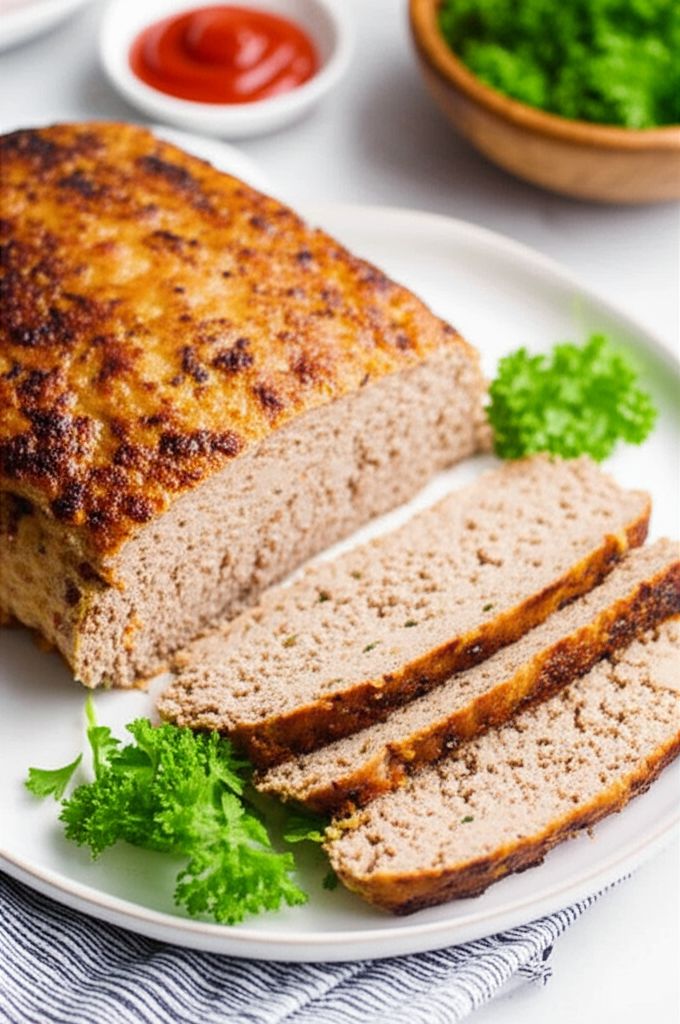 Low-Sodium Ground Turkey Meatloaf