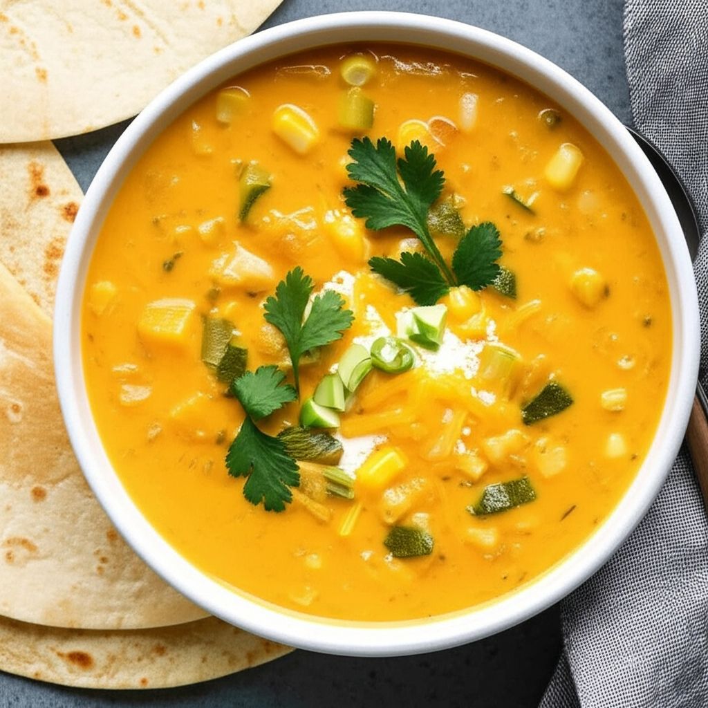 Mexican Zucchini Cheese Soup
