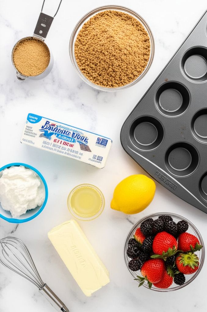 Mini No-Bake Cheesecakes