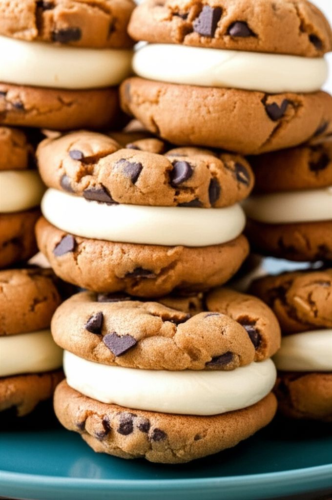 Oatmeal Cream Pies with Chocolate