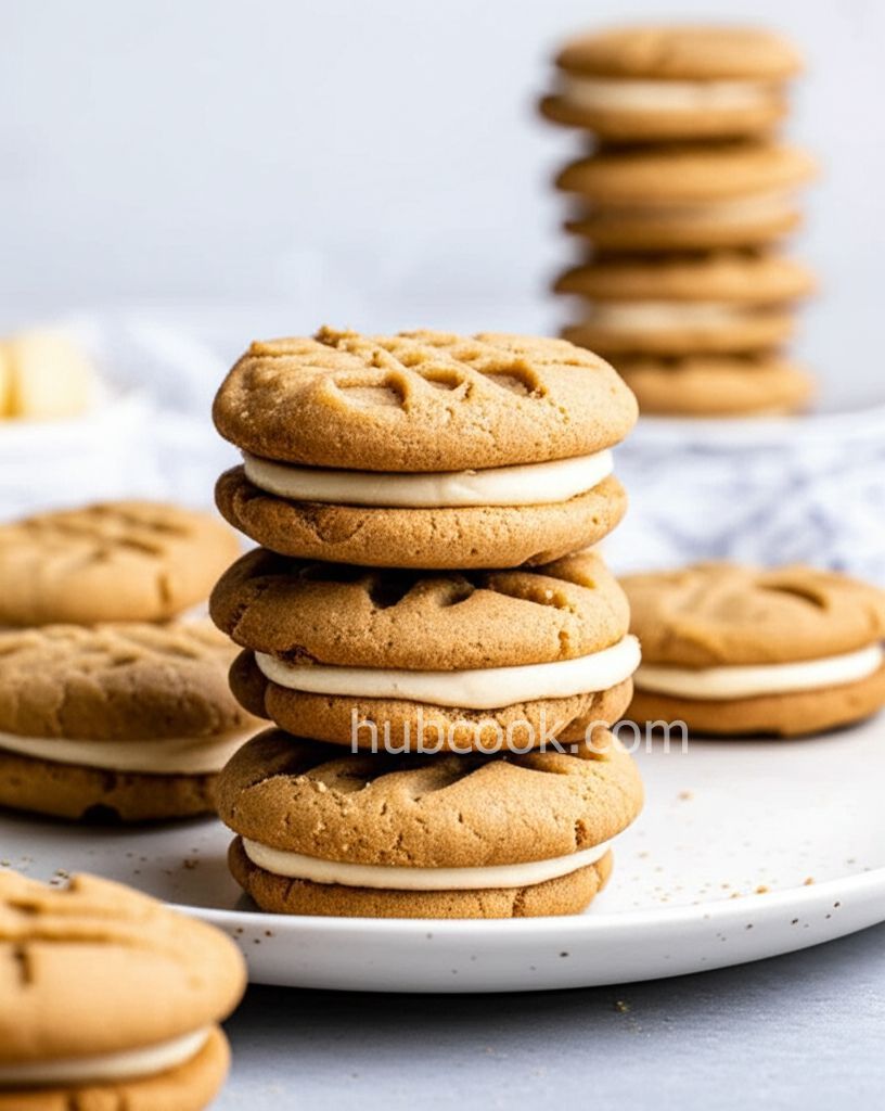 Peanut-Ginger Double-Deckers