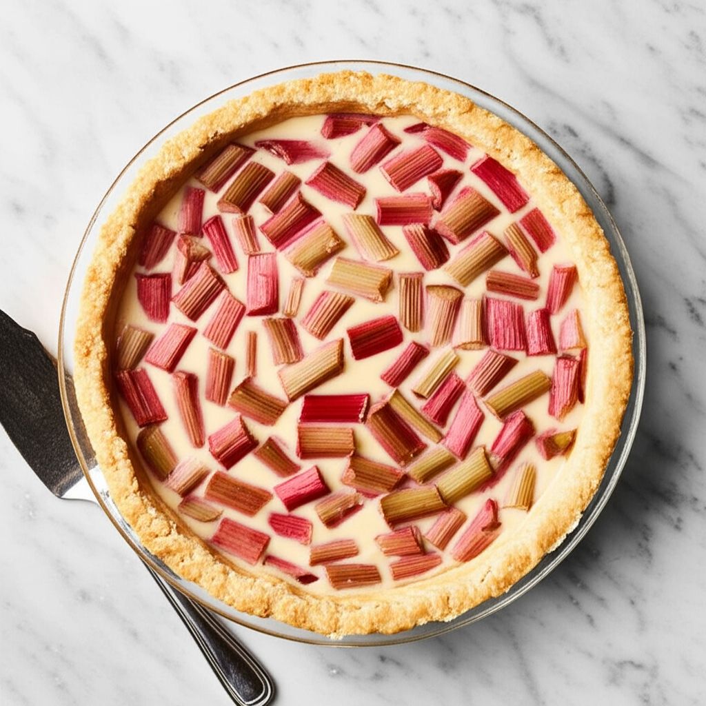 Rhubarb Custard Pie