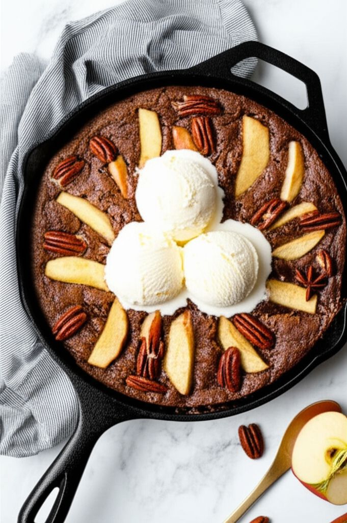Skillet Apple Brownie