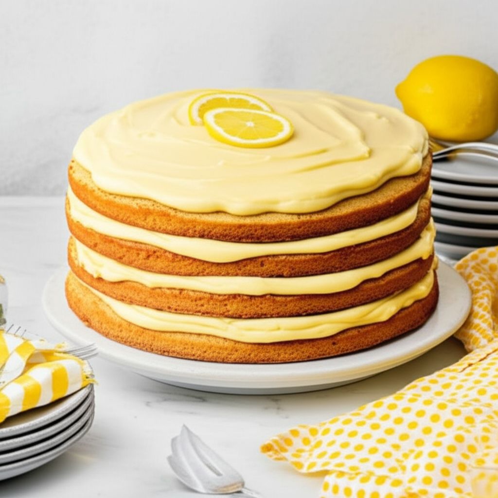 Sybil's Old Fashioned Lemon Layer Cake