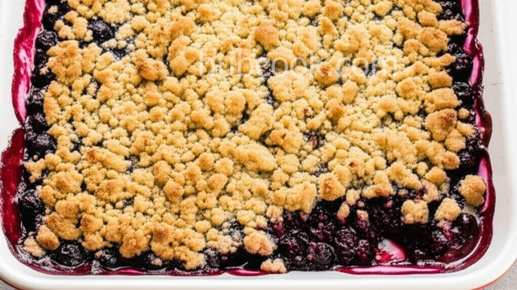 Vegan Blueberry Crisp