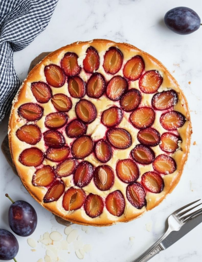 Zwetschgendatschi (German Plum Sheet Cake)