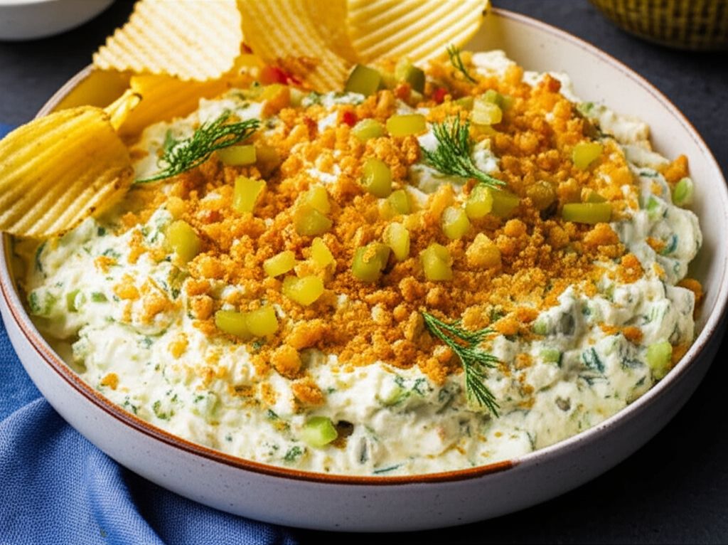 5-Ingredient Fried Pickle Dip