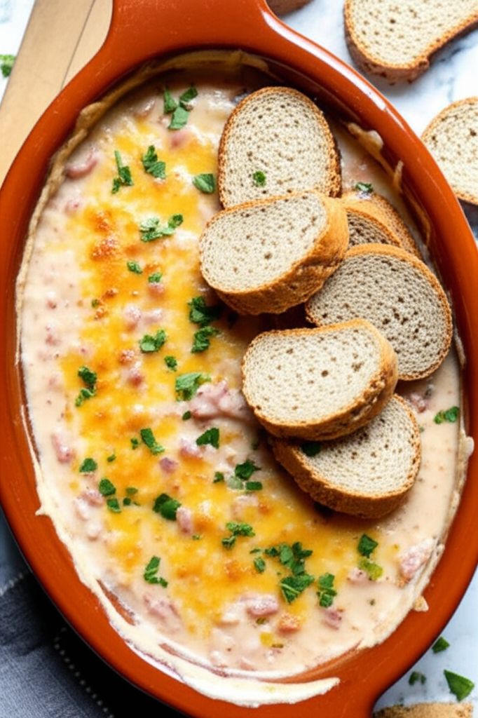 Anne's Hot Ham and Swiss Dip