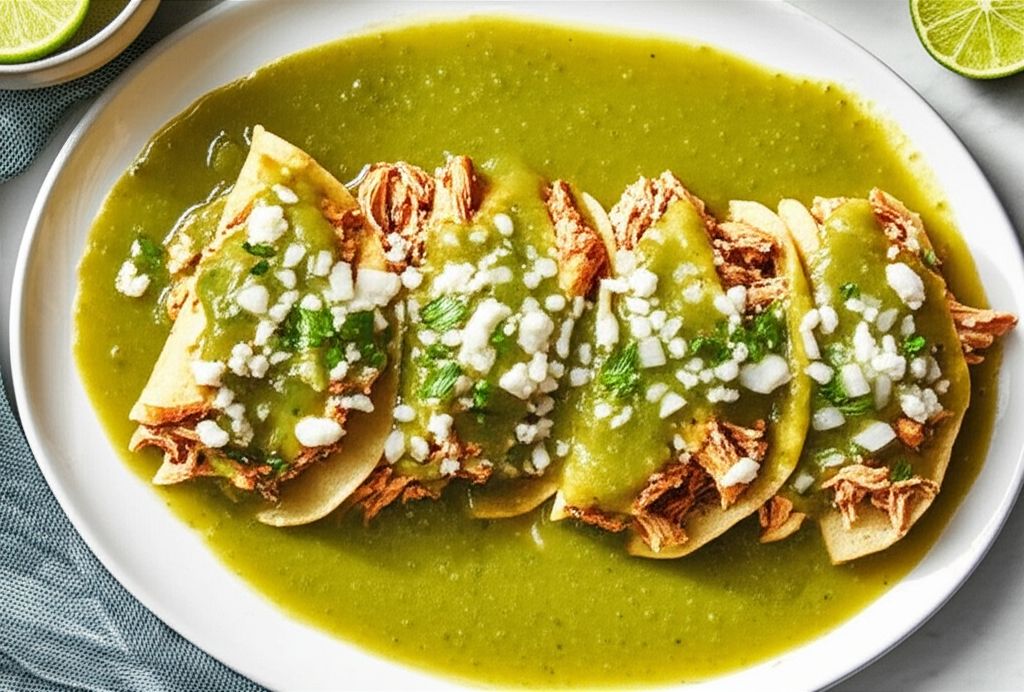 Authentic Enchiladas Verdes