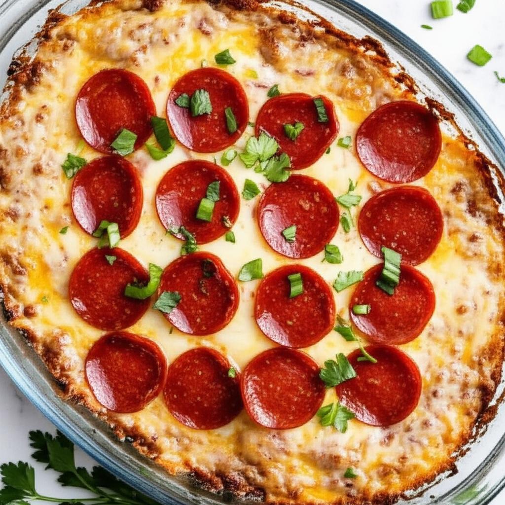Baked Pepperoni Dip