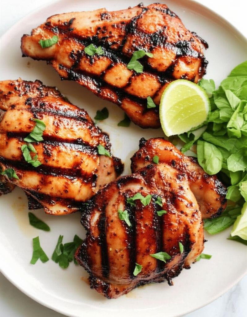 Balsamic Grilled Chicken Thighs