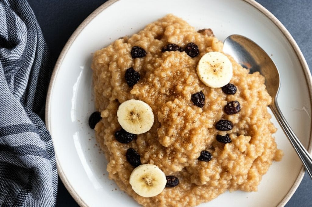 Brown Rice Raisin Pudding