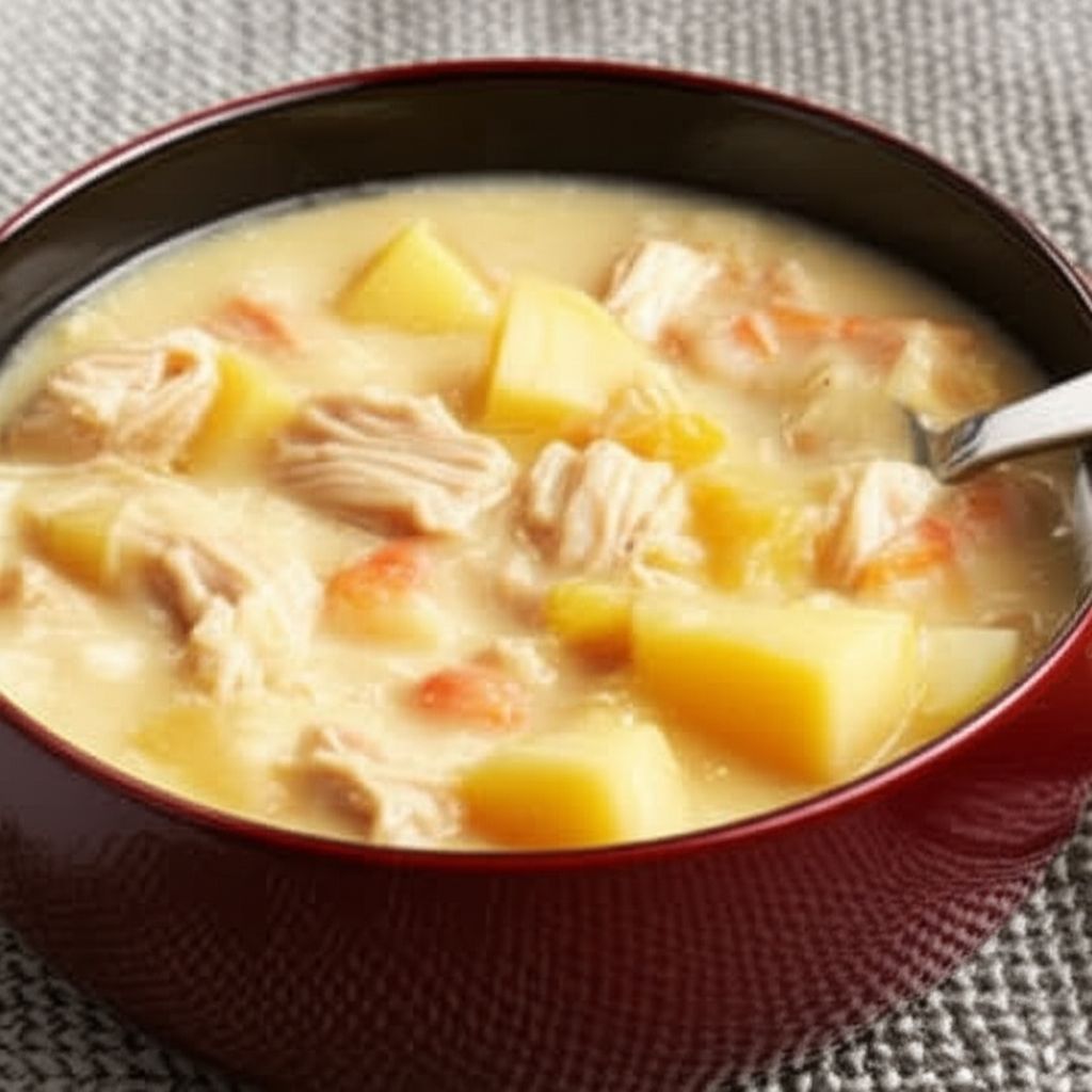 Cheesy Chicken and Potato Soup