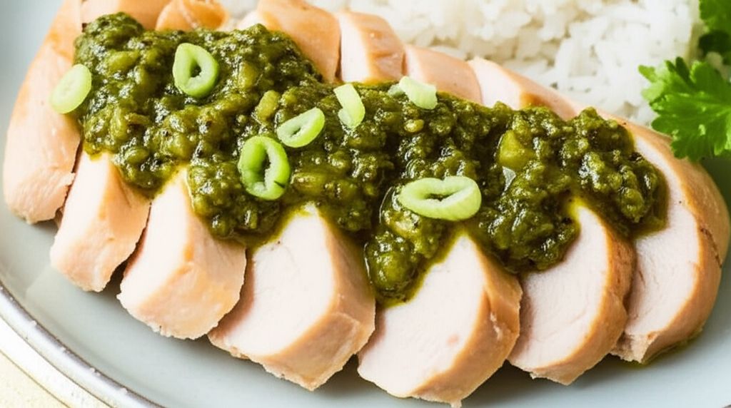 Chicken with Ginger Pesto