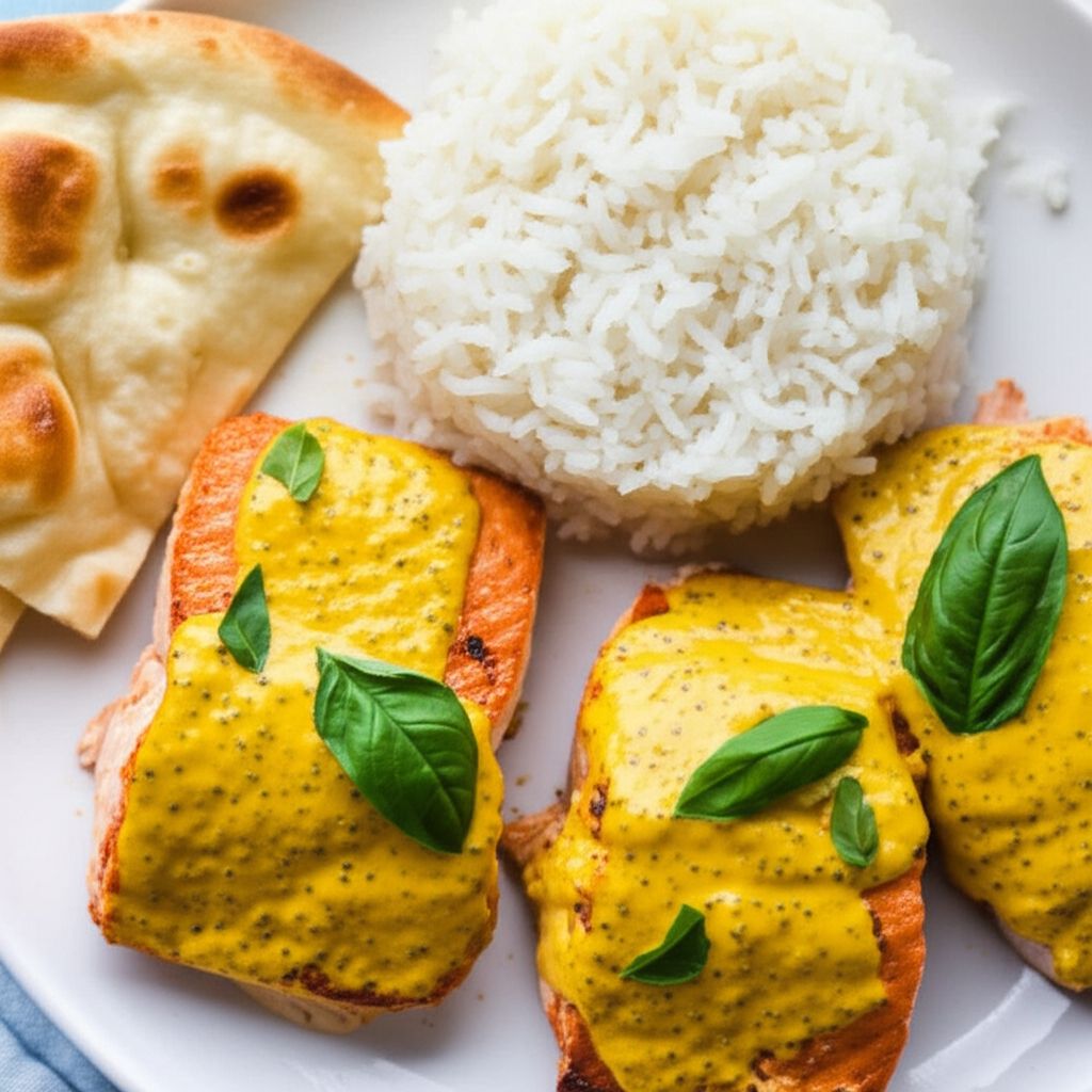 Curried Salmon Bake