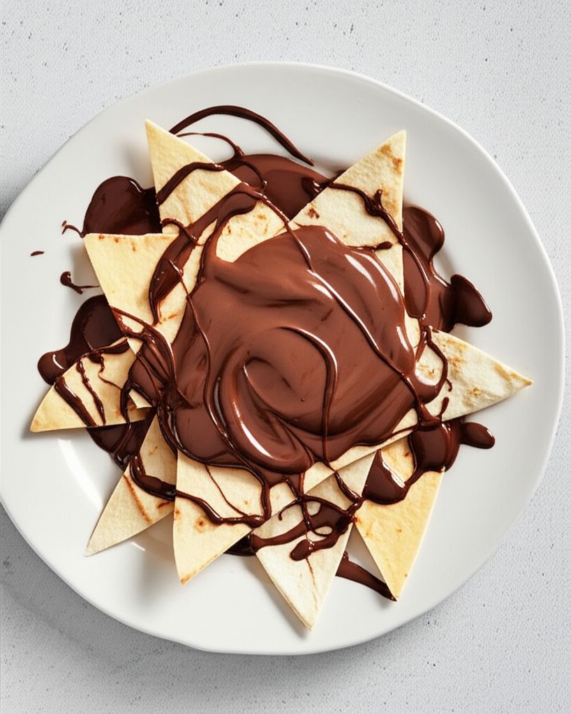 Easy Chocolate Nachos