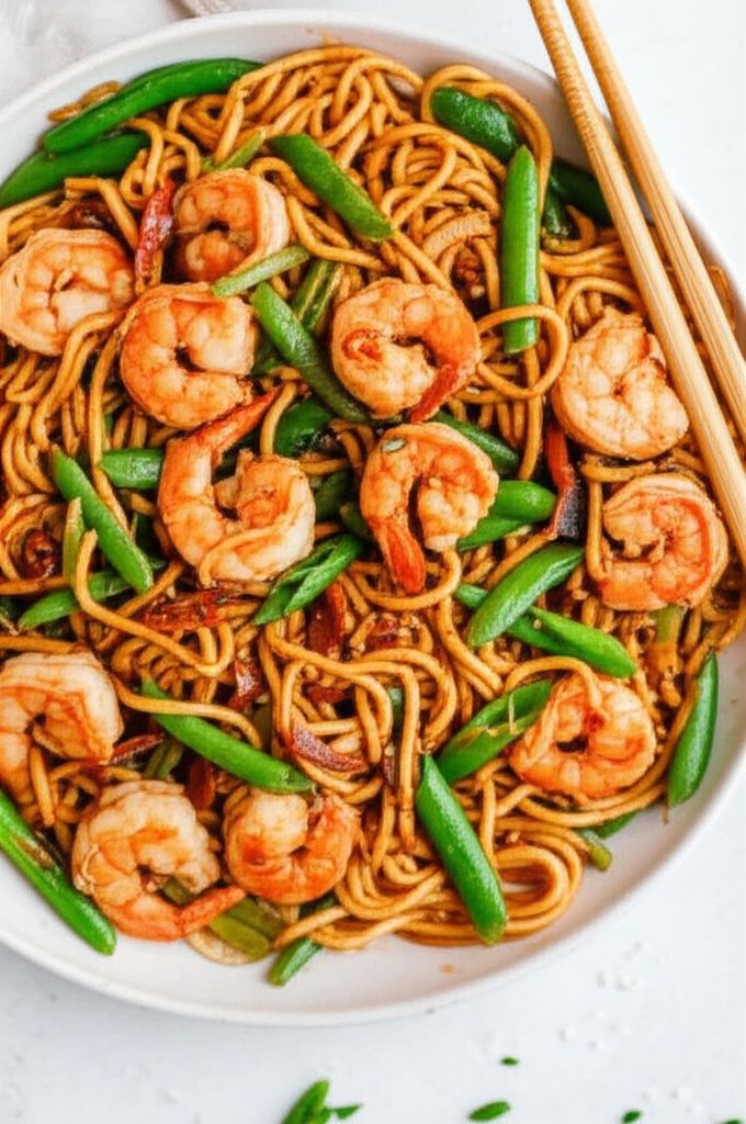 Easy Shrimp Lo Mein